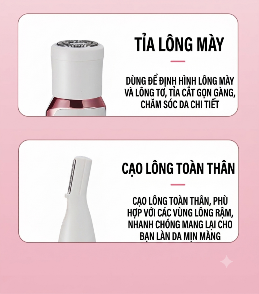 Máy triệt lông 4 trong 1 BAMIKO